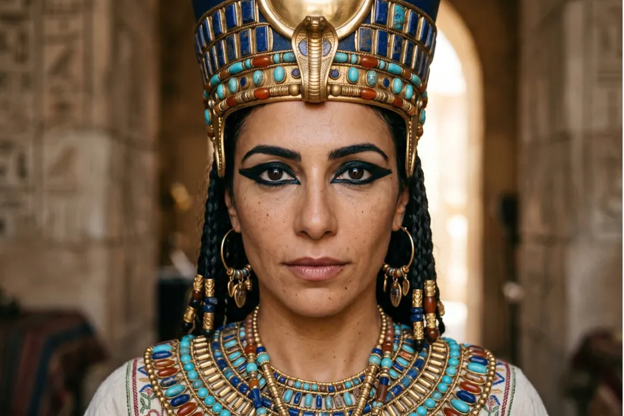 Cleopatra eye makeup