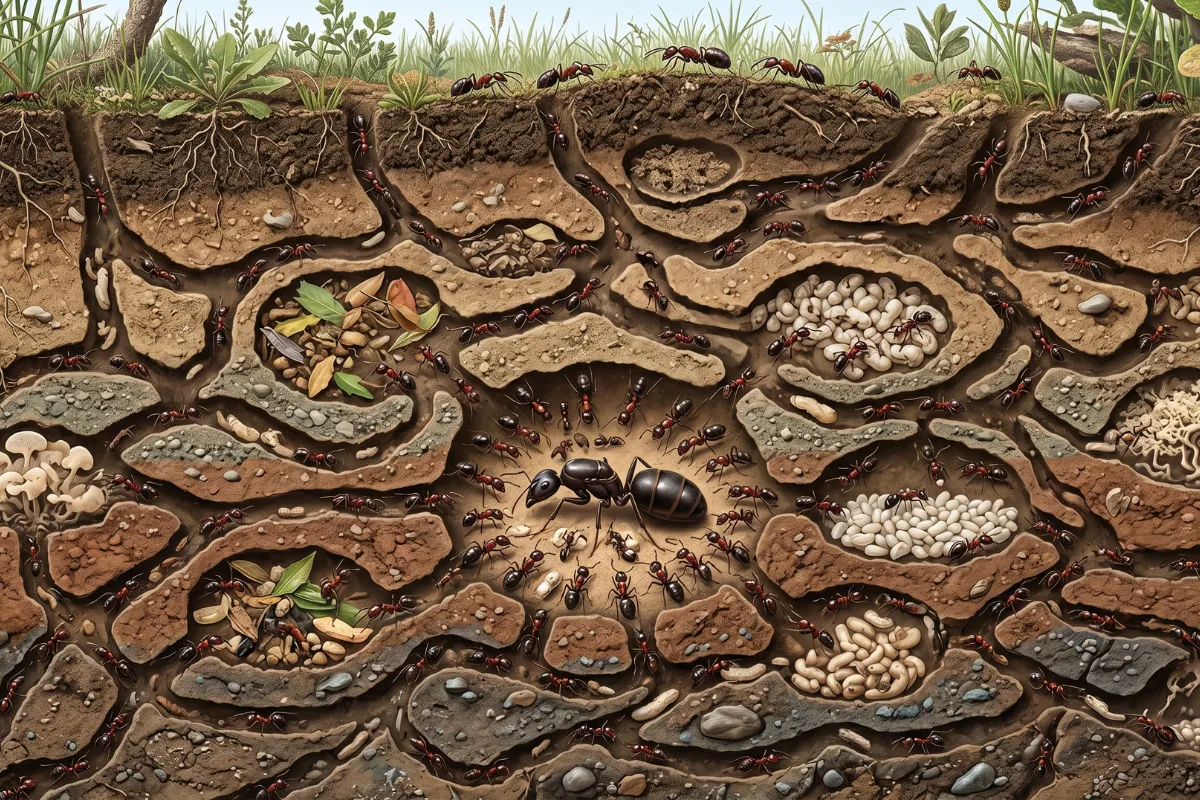 how many ants are in a colony